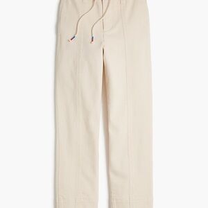 J. Crew Sz 30 Women’s Seamed straight-leg jean all-day stretch rope-tie waist